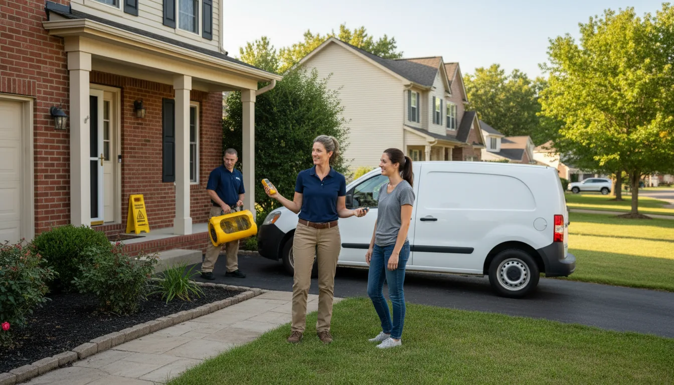 Residential water damage restoration in Bellerose, NY